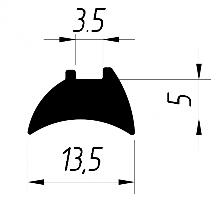 Bead seal 5.0mm