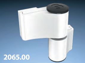 Surface-mounted door hinge 2-section