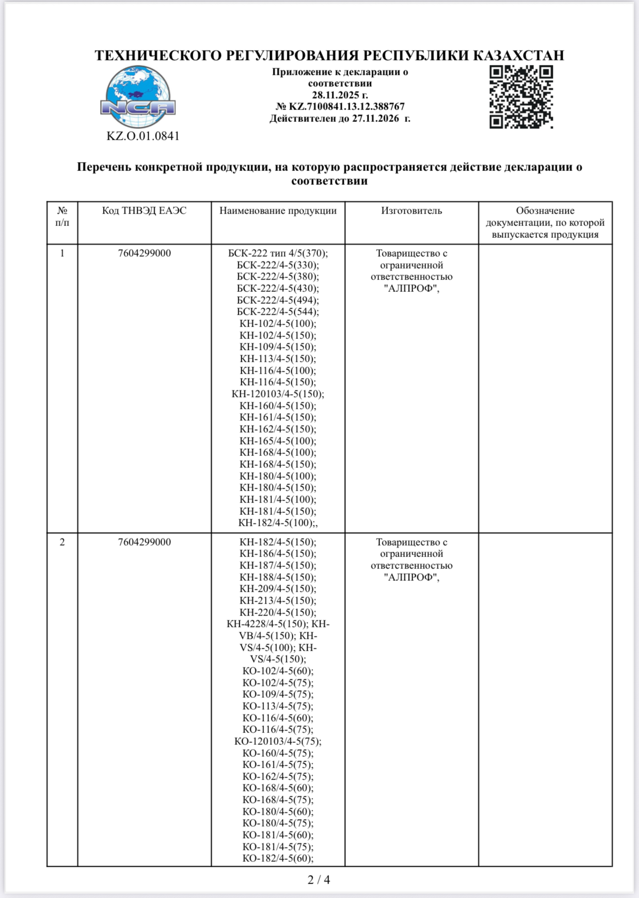 (ГОСТ 22233-2018) НВФсВЗ - 1