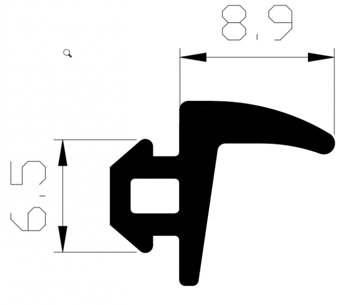 Top-hung sash seal